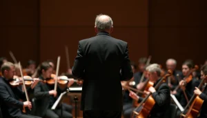 Deltager i en klassisk musikkoncert i det kongelige operahus